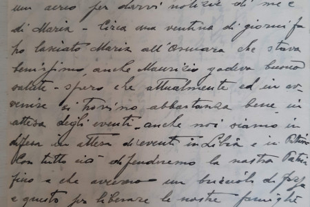 Lettera dal fronte dell'Africa orientale